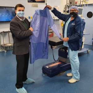 PrionTex SA recently supported Tygerberg Hospital’s Covid-19 Relief Fund by donating gowns